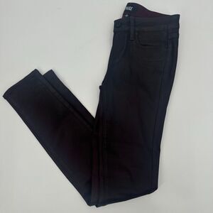Paige Jeans Women's 26 Maroon Sparkly Comfort Mid Rise Verdugo Ultra Skinny Leg
